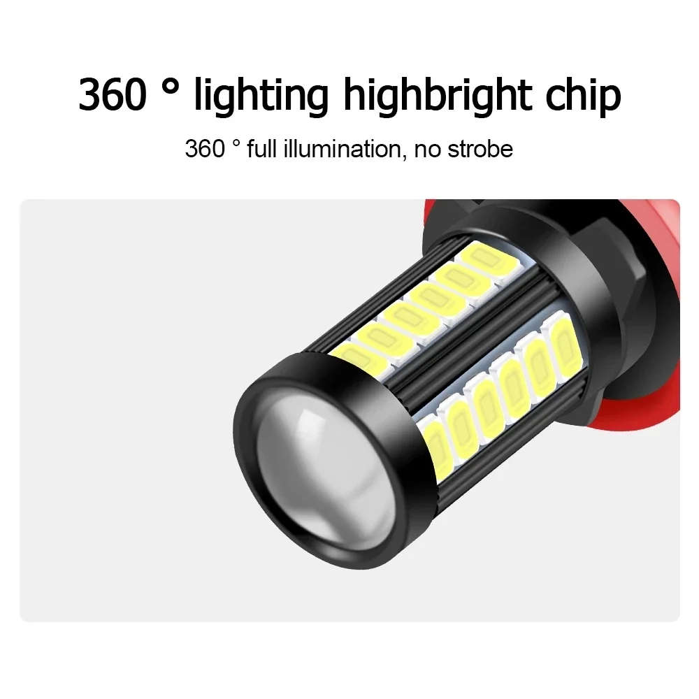 2x Car Fog Lamp H11 Led Lamp H7 9005 HB3 9006 HB4 H9 H8 H16 PSX24W PSX26W P13W White Ice Blue Fog Light Bulb Not for Headlights led lights led bulbs led car lights
