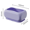 Silicone Suction Cup Tissue Box Wall-Mounted Napkin Storage Box Decorative Large Capacity Tissue Holder Dispenser Container 6