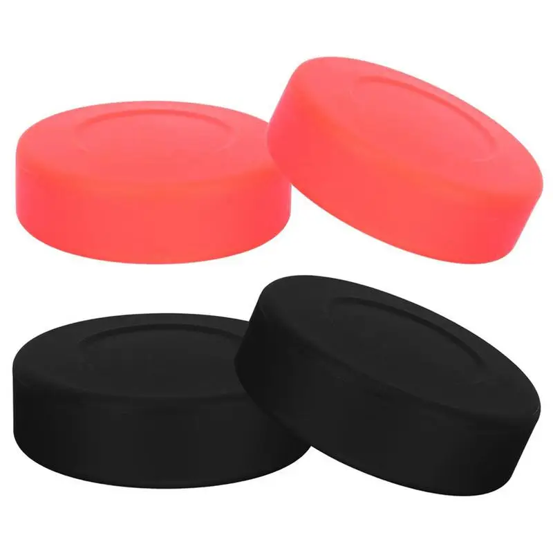 

Ice Hockey Practice Pucks 4 Pcs Floor Hockey Pucks Official Regulation Size Mini Hockey Pucks For Ice Hockey Training Classic
