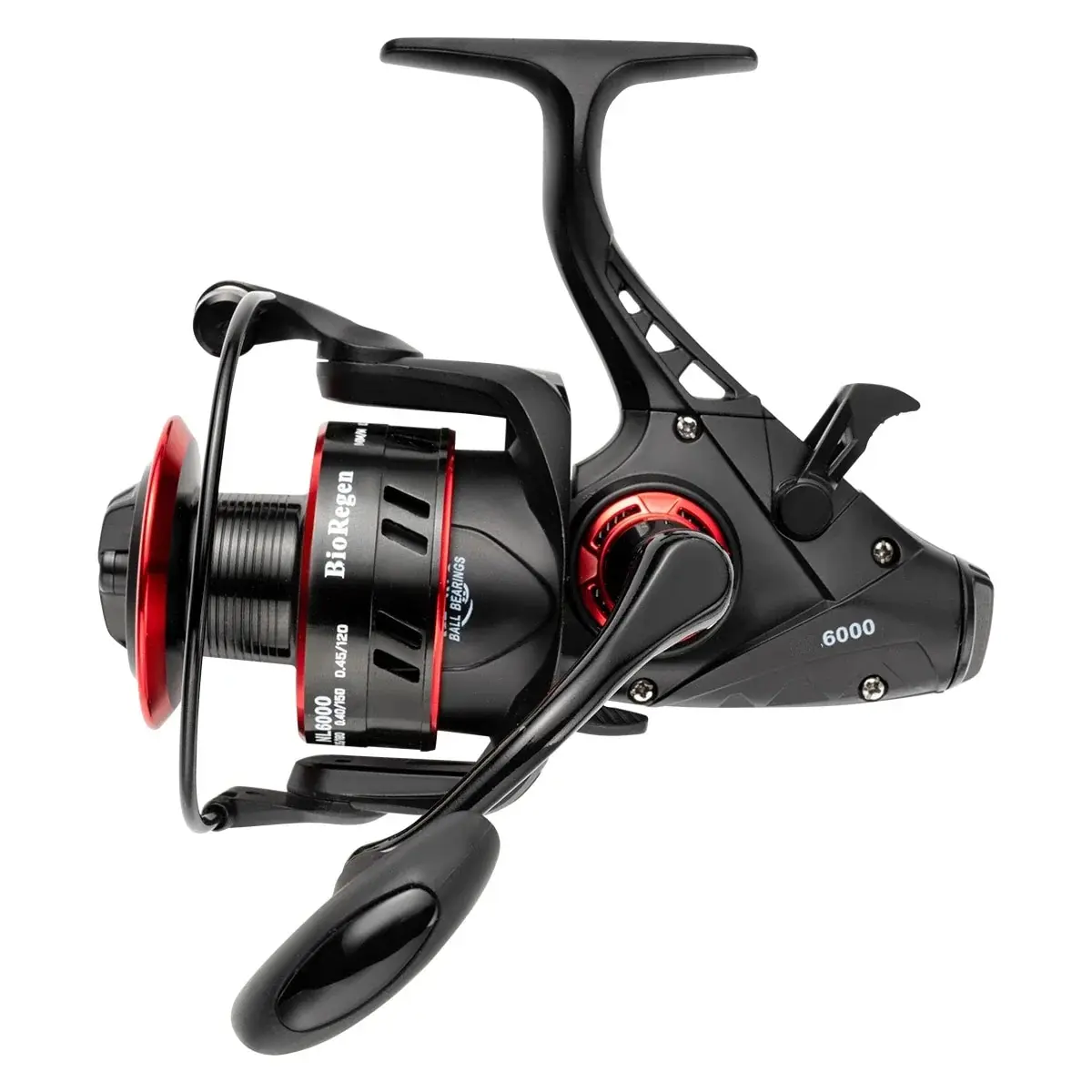 Rooblinos 1 Pièce Moulinet HJ Pour La Pêche Avec Une Coupe De Fil Métallique Haute Résistance, Poignée En EVA, Rapport De Vitesse élevé, Force De Freinage Puissante, Convient Pour La Pêche En