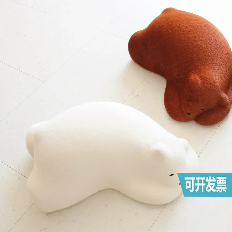 잠자는 곰 레저 싱글 소파, 폴라, 게으른 어린이 동물 시트, 디자이너 누워