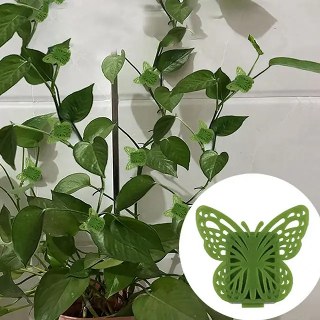 Növényi Hegymászó Fali Rögzítő Klipek 30 Db Állati Alak Ragasztó Zöld Csomagolás - Image 5