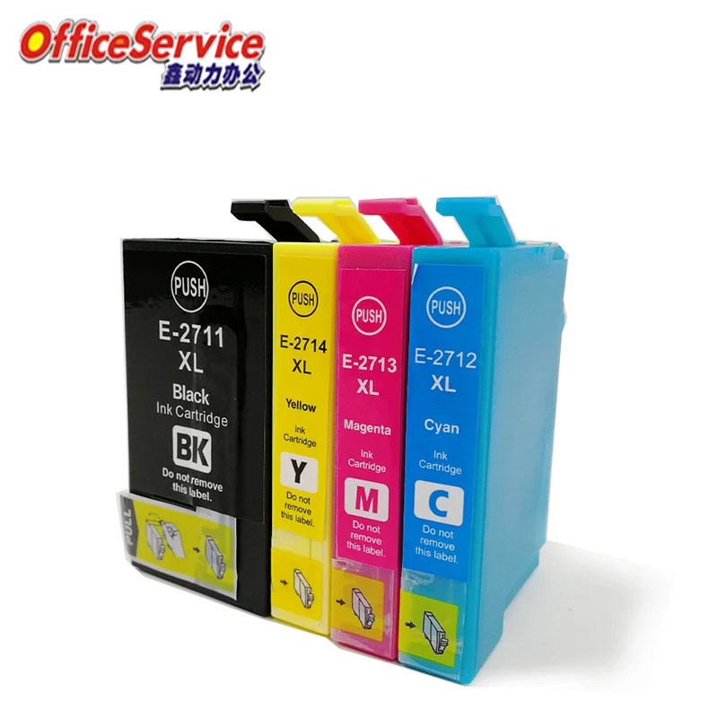 Cartuccia D'Inchiostro 27Xl T2711 T2701 Compatibile Per Stampante Epson Wf-3620 Wf-3640 Wf-7110 Wf-7210 Wf-7610 Wf-7620 Wf-7710 Wf-7715