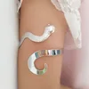 Gold Silver Color Snake Arm Bracelet For Women Men Punk Fashion Exaggerated Opening Adjustable Armband Bangles Egyptian Jewelry 2
