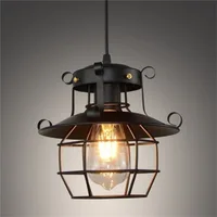 Industrial Restaurant Chandelier Retro Nostalgic Creative Bar Aisle Corridor Hanging Lamps Dining Bedroom Pendant Light 3