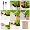 Succulent Plants Tools Mini Garden Hand Tools Transplanting Outdoor Bonsai Gardening Tools Set Succulent Miniature Planting Tool 6