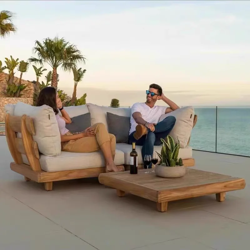 Sofa for 1 Person Modern Backyard Outdoor Furniture Sofas Garden Balcony Couch Patio Sets
