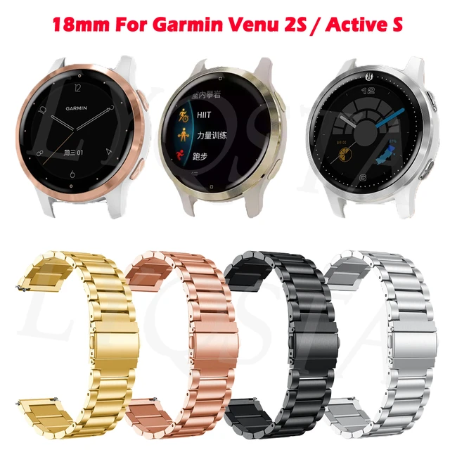 Metal Strap for Garmin Venu 2 3 Watch Band For Garmin Venu Sq 2 Music Bracelet  Garmin Vivoactive 4 3 Wristband Venu 2 Plus Bands - AliExpress