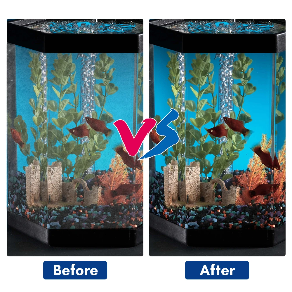 Title 5, 5 in 1 Aquarium Algae Fish Tank Kit Cleaning To...