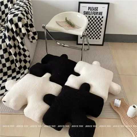 

Puzzle seat cushion Creative sofa pillow cute pillow Popular Creative Cushion home decor