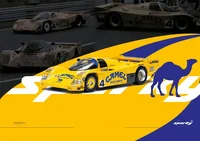 Sparky Tiny Exclusive 1:64 962C Team Camel Brun Motorsport #4 24h Le Mans 1988 Diecast Model Car 1