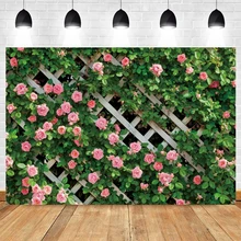  Wedding Flower Curtain Blossom Floral Garland Wall Party Decoration Backdrop Photocall Photography Backgrounds For Photo Studio 