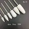 6pcs/set Rubber Silicon Nail Drill Milling Cutter for Manicure Bit Flexible Polisher Machine Electric Nail File Art Tools 3