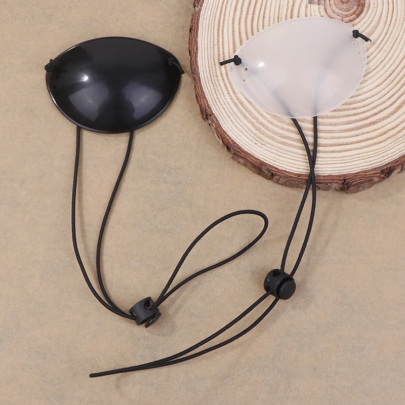 Translucent Black Single Eye Protect Correction Children's Monocular Eye Goggle Patch Amblyopia Blindfold One Strabismus