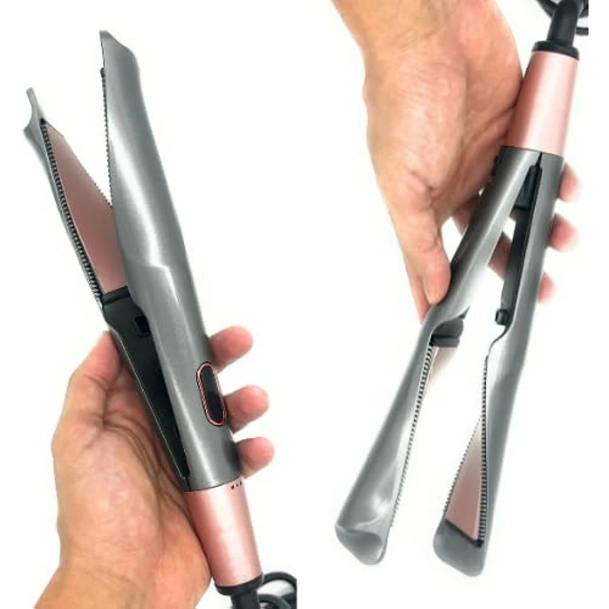 Hair Straightener Curler 2 in 1 Ceramic Tourmaline Twist Straightening Curling Hair Styling Flat Iron Tool Dual Voltage hair straightener,hair curler,hair iron,hair tools