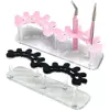 8 Holes Lash Tweezers Display Stand Steady Acrylic Beauty Tweezer Storage Rack Multi-functional Smooth Surface 1