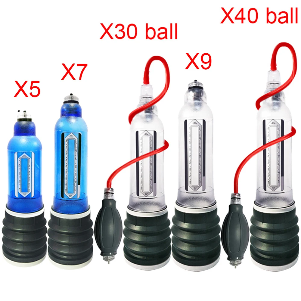 Hydrotherapy X5 X7 X9 Penis Pump Penis Enlargement Enhancer Water Spa Vacuum Pump for Men Extender Sex Toys for Men vacuum sex toy penis pump penis enlargement