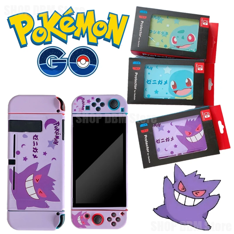 Custodia Pokemon Pikachu Gengar Per Nintendo Switch Cartoon Anime Cover Antiurto Per Nintendo Switch Ns Console Accessori Joycon