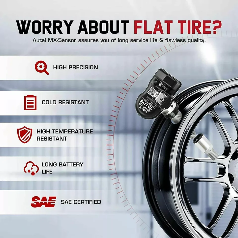Autel MXセンサー 433/315MHz TPMSセンサー タイヤ修理ツール