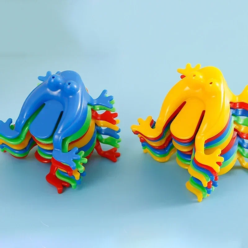 10/50pcs Colorful Jumping Frog Toys Kids Children Assorted Stress Relief Anxiety Early Educational Insect Games Party Favor Gift - Bilde 6