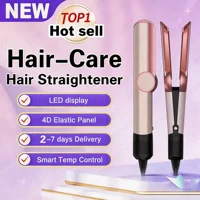 Tinsol 2026 Sèche-cheveux et lisseur 2-en-1 à ions négatifs, outil de coiffage longue durée, lisseur pour cheveux humides et secs 1