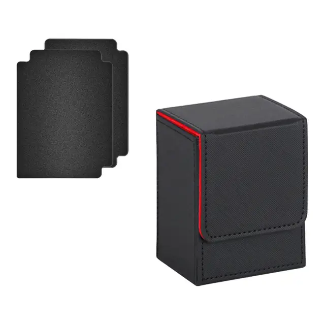 Trading Card Deck Box Lightweight Holds 100 Trading Card Durable with Baffle Holder for TCG Collectible Cards Card 3
