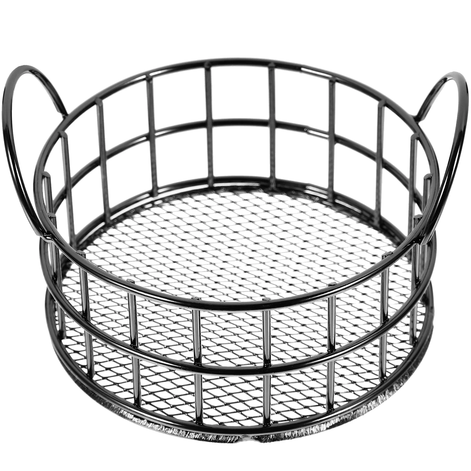 

Storage Box Desk Bailing Wire Mini Basket Wrought Iron Office Supplies Organizer