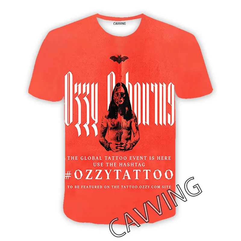 New Fashion Women/Men's 3D Print OZZY OSBOURNE Casual T
