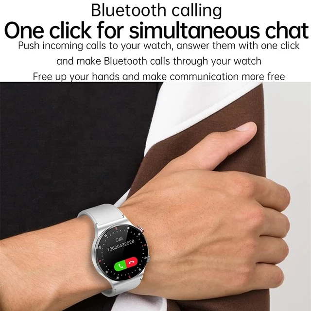 Reloj inteligente resistente al agua para hombre, pulsera con llamadas, Bluetooth, pantalla HD, ECG + PPG, HUAWEI y Xiaomi para teléfono, novedad de 2022 3