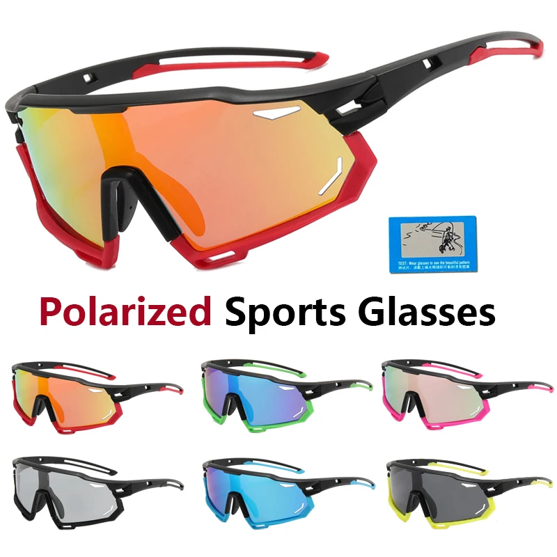 

Polarized Mountain Bicycle Glasses Sports Men's Sunglasses Photochromic Cycling Goggles MTB Road Runing UV400 Protection Eyewear