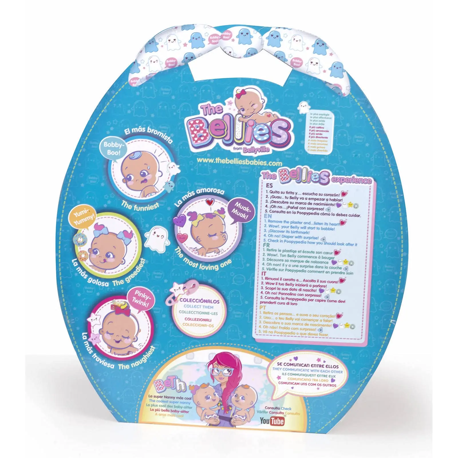 Original The Bellies Interactive Doll Baby Bobby - Boo Cute Funny Babies From Bellyville Interactive Toys Electronic Products 6