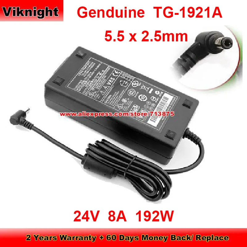 

Genuine 24V 8A Ac Adapter for Tiger TG-1921A 192W Charger with 5.5x2.5mm Tip Power Supply