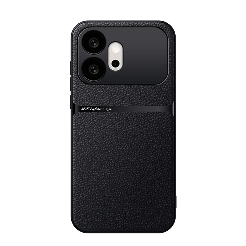 ELVEV Magnetic PU Leather & Soft TPU Ultra-thin Camera Protection Phone Case