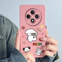 Cover per telefono con stampa floreale - Compatibile con la serie OPPO Reno 12