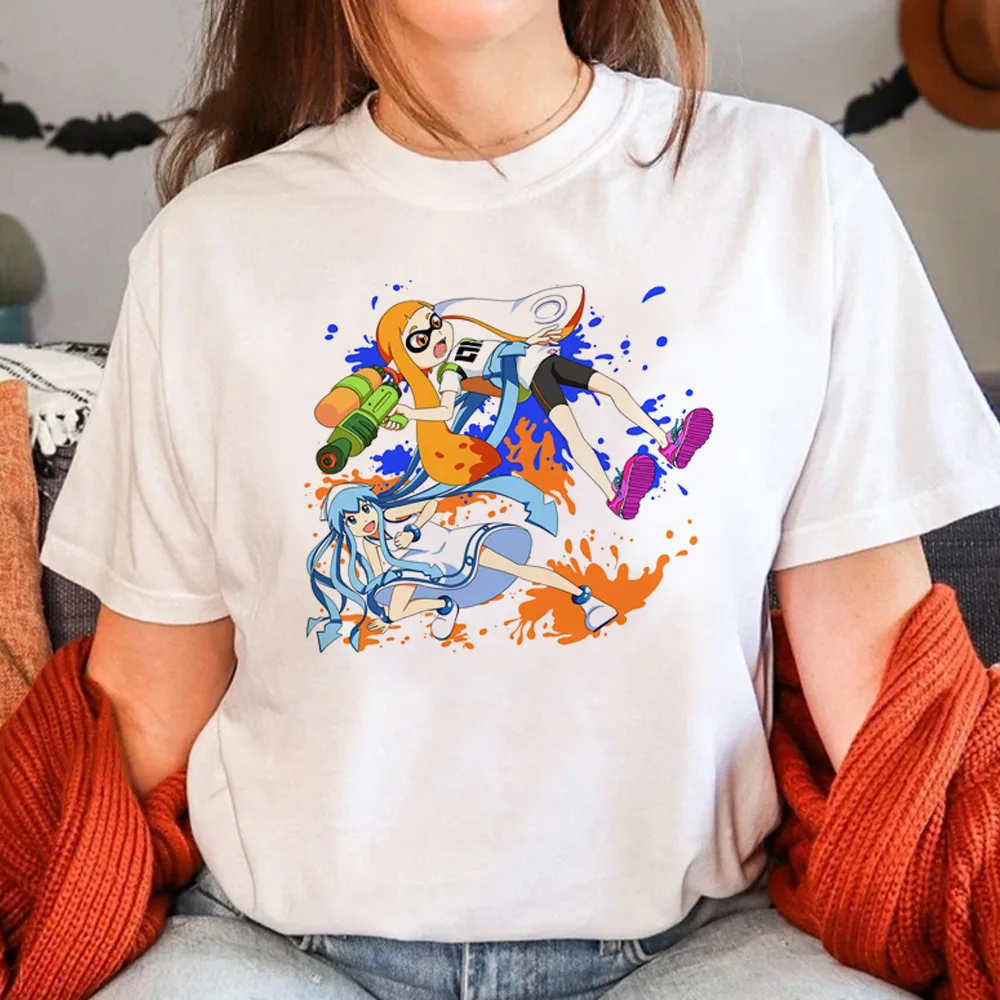 

Футболки Splatoon, женская уличная одежда, топ, женская дизайнерская одежда