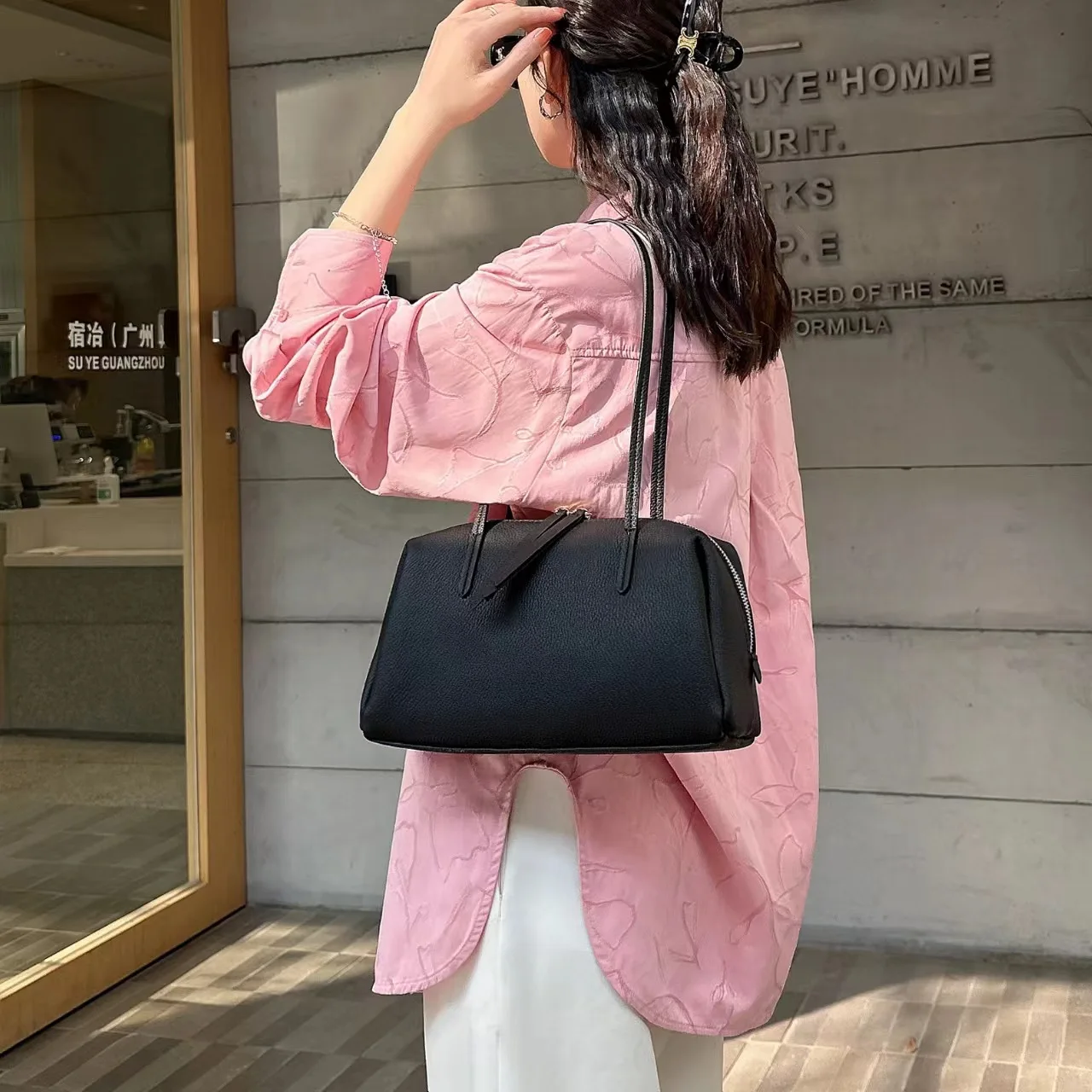 

MK-003 New High Quality Luxury Large Capacity Leather Handheld Women's One Shoulder Crossbody Bag, Free Shipping