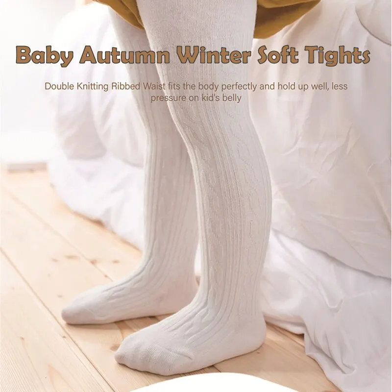 knit tights Baby Autumn Winter Soft Ribbed Cotton Warm Elastic Pantyhose for Newborn Toddler Kid Girl