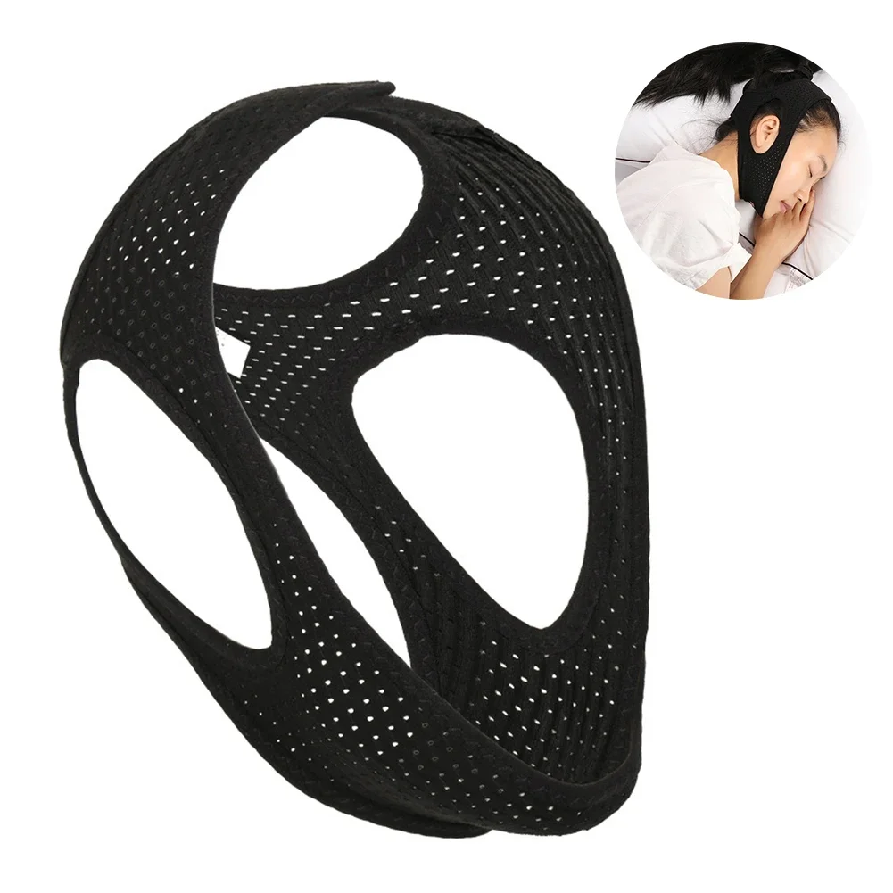 Stop Snoring Mask Anti Snore Strap Nasal Sleeping Snoring Belt Snore Headband Sleep Apnea Chin Jaw Support Strap For Men Women Stop Snoring Anti Snoring Band Anti Snoring Belt