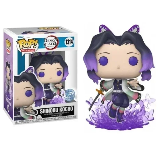 thumbnail image 5 of Funko Pop Animation Demon Slayer Shinobu Kocho 1314# Kyojuro Rengoku 1308# Figura de vinilo Modelo Juguetes para niños Regalo de cumpleaños, 5 of 5