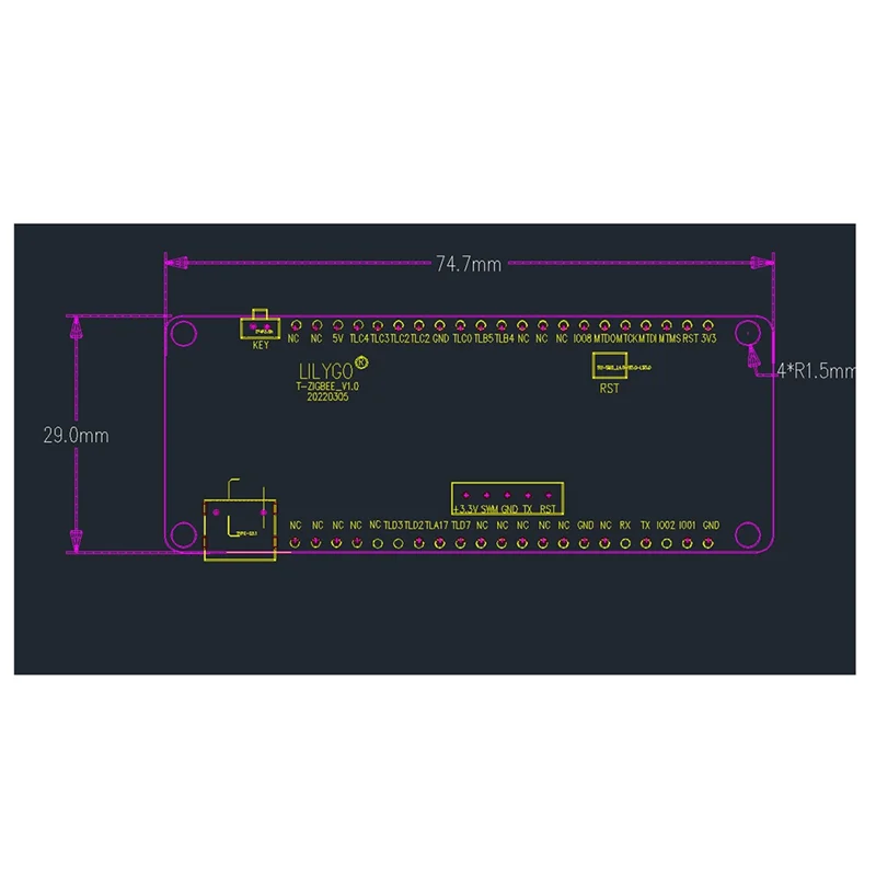 T-Zigbee ESP32-C3 TLSR8258 Zigbee 초저전력 IOT 개발 보드 Wifi Bluetooth 스마트 제어 모듈