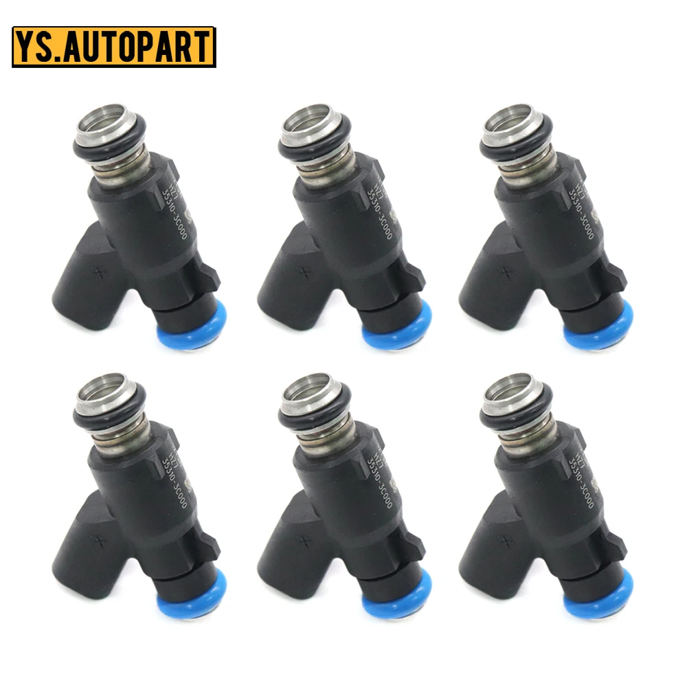 

6 шт./лот 35310-3C000 Автомобильные топливные форсунки для 2006-2010 Hyundai Sonata 3.3L 3.8L V6 для Kia Amanti Оптима Sedona Sorento