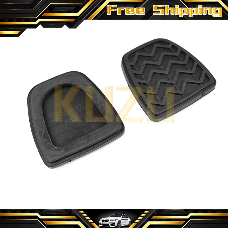 2PC Clutch Brake Pedal Pad Rubber For Toyota Camry Hilux Vigo car pedals,pedal cover