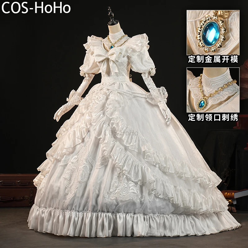 

COS-HoHo Identity V Marie Promised Day QiZhen Fashion Game Suit Cosplay Costume Gorgeous Dress Halloween Party Outfit Women