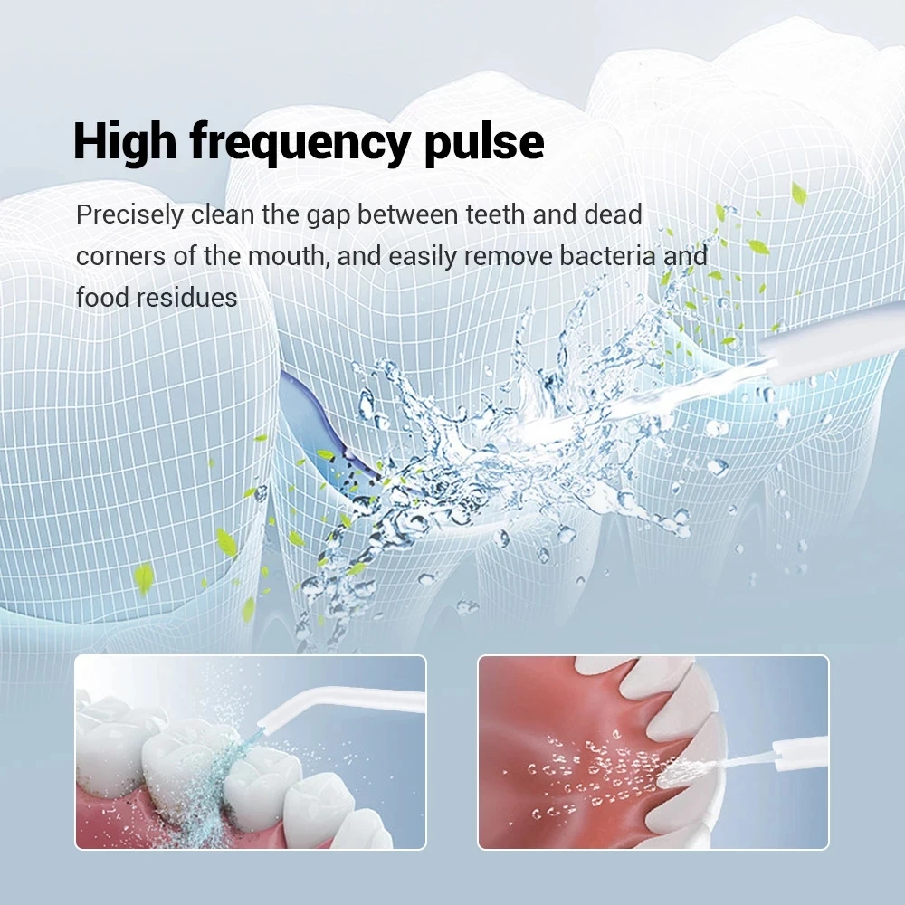 YOUPIN Xiaomi Oral Irrigator Water Flosser Electric Dental Whitening USB Rechargeable Gums Care Portable Jet Tooth Scaler MI NEW 2