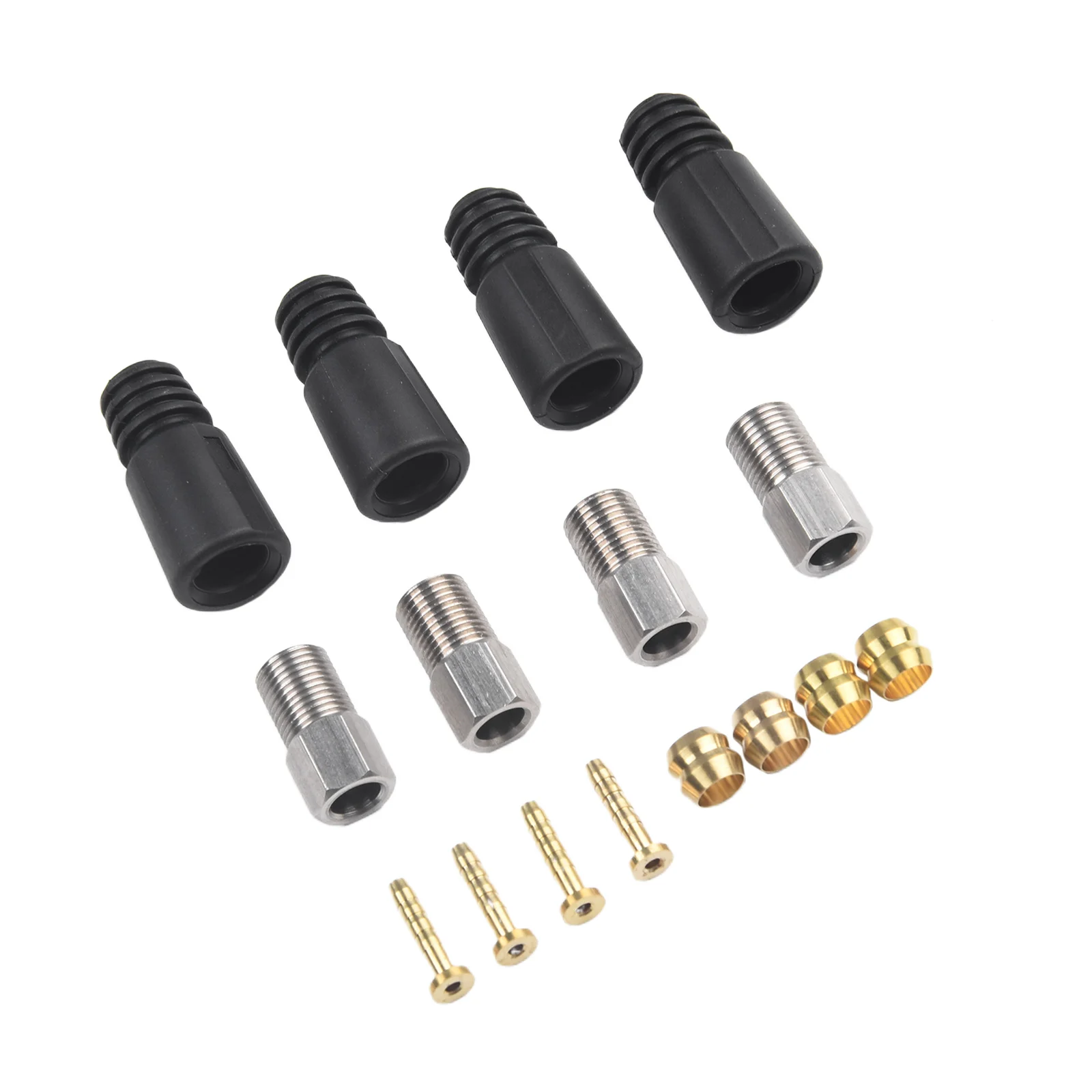 

Disc Brake Hose Olive Connector Cable Hose Set Disc Brake Cable TPR Rubber 1 Set Corrosion Resistance Olive Head