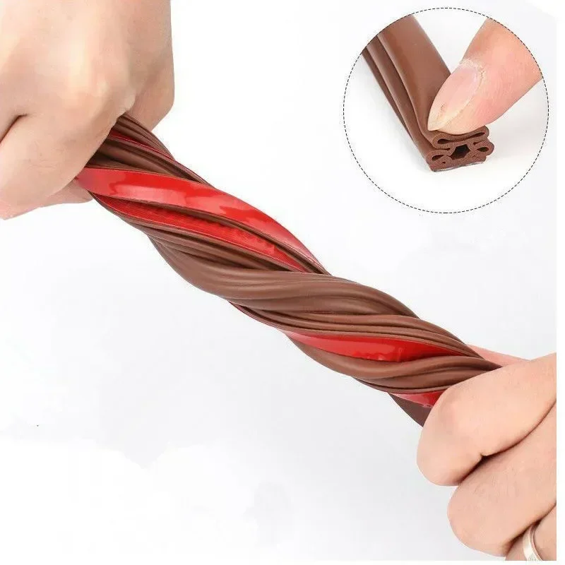 The Sealing Strip For The Entrance Door Is SelfAdhesive And Elastic, With Wind, Sound Insulation, Collision, And Wear Resistance