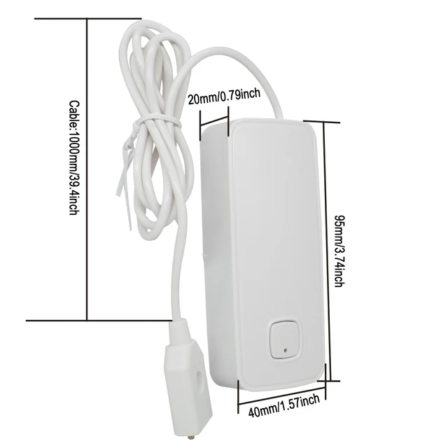 Smart Water Leak Sensor Liquid Leakage Alarm Overflow Level Detector Flood Protection Tuya WiFi SmartLife APP 2
