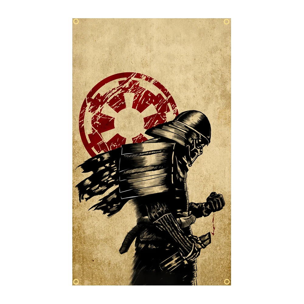 Bandiera Star Wars Galaktisches Impero 90x150 Cm - Poliestere Con Occhielli - Foto 10