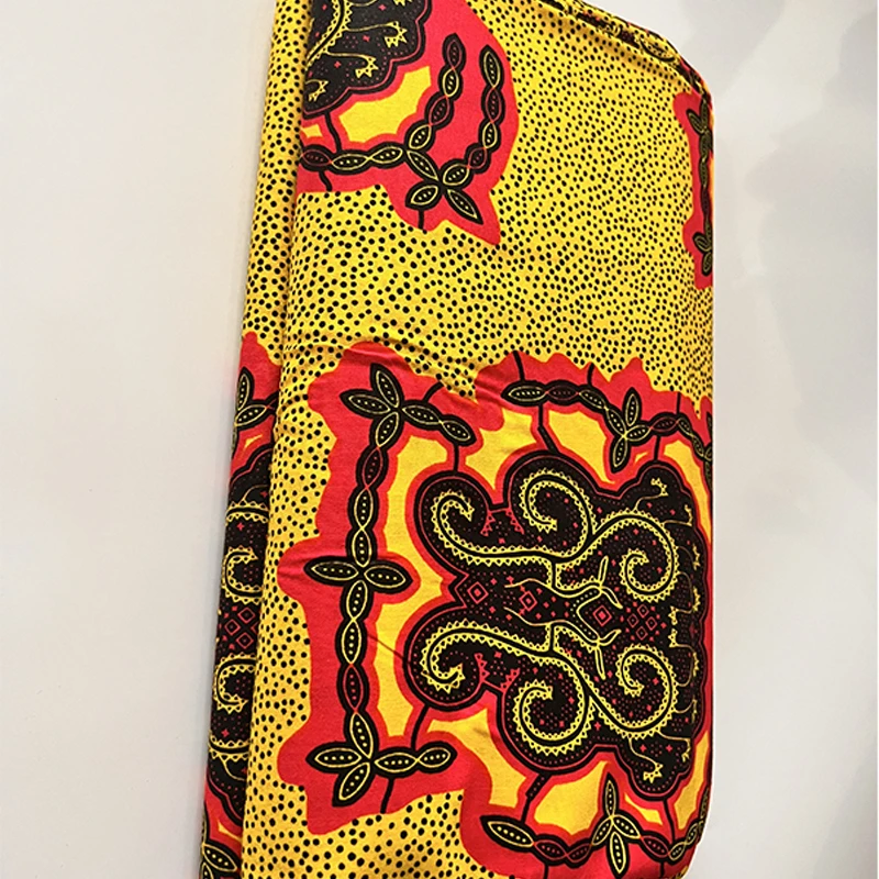 SUPER beautiful design 6 yards of ankara fabric High quality Original wax cotton wax african fabric african holland