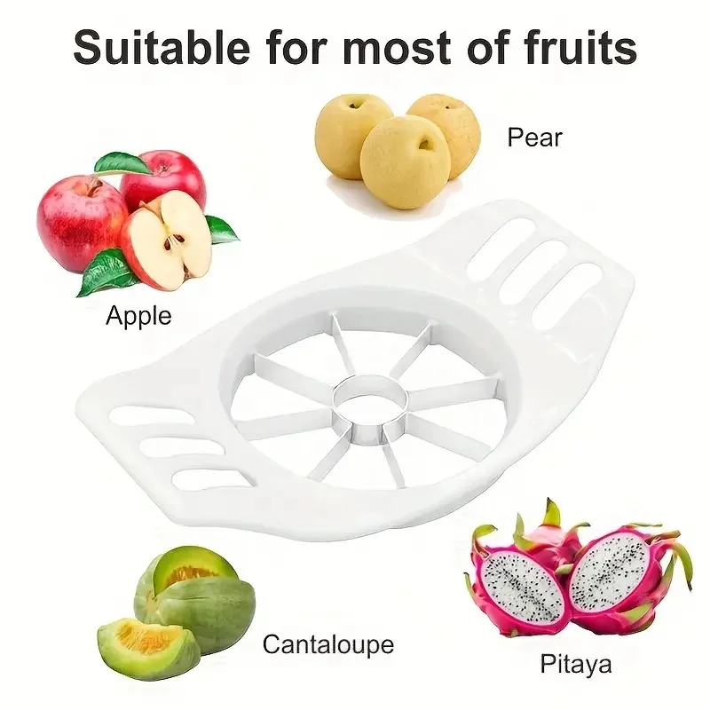1PC Stainless Steel Apple Cutter Fruit Divider Slicer Household Fruit Cutter Tool Core Remover Functional Apple Cutting Gadgets